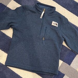The North Face Navy Quarter-Zip Fleece Jacket